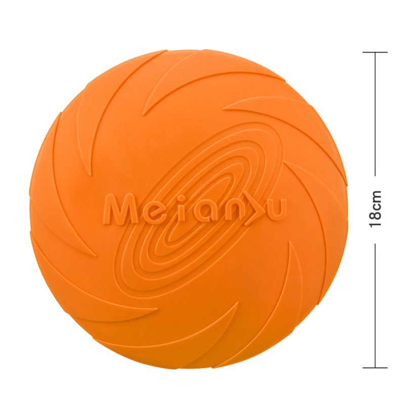 Meianju Dog Frisbee Pet Toys Interactive Toys Pet Frisbee Floating Bite resistant Retrieving Training — image 12