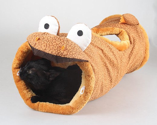 Crinkle Cat Plush Tunnel 3 Animal Styles — image 1