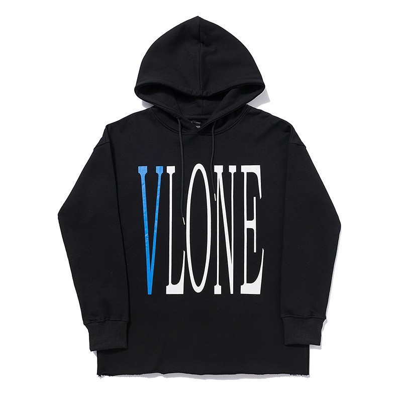 Hoodie with Snake Wrap Design, Blue Large V Logo, Unisex Oversized Sweatshirt Hooded Jacket — image 7