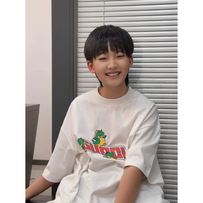 Camiseta Corta Manga para Niños con Dragón — imagen 5