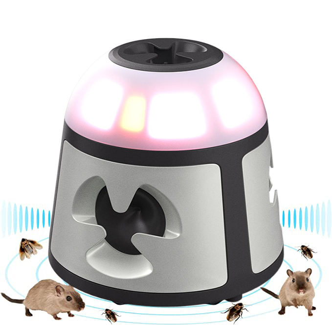 360 degree rodent repeller indoor pest repellent control ultrasonic plug in mouse repeller ultrasonic — image 1