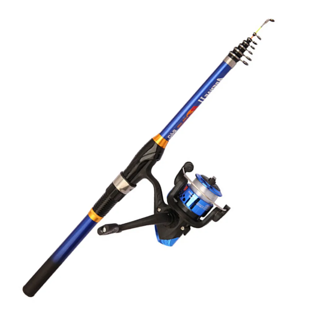 Caña de Pesca Telescópica Ligera de Carbono 1.5M-3M, Accesorios de Herramienta de Pesca al Aire Libre para Pesca Nocturna y Pesca Exterior — imagen 1