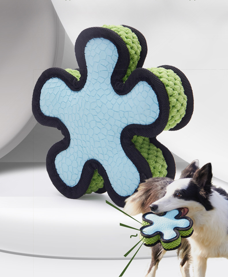 Juguetes de Sonido para Mascotas Serie Felpa de Látex Rugby Interactivo — imagen 1