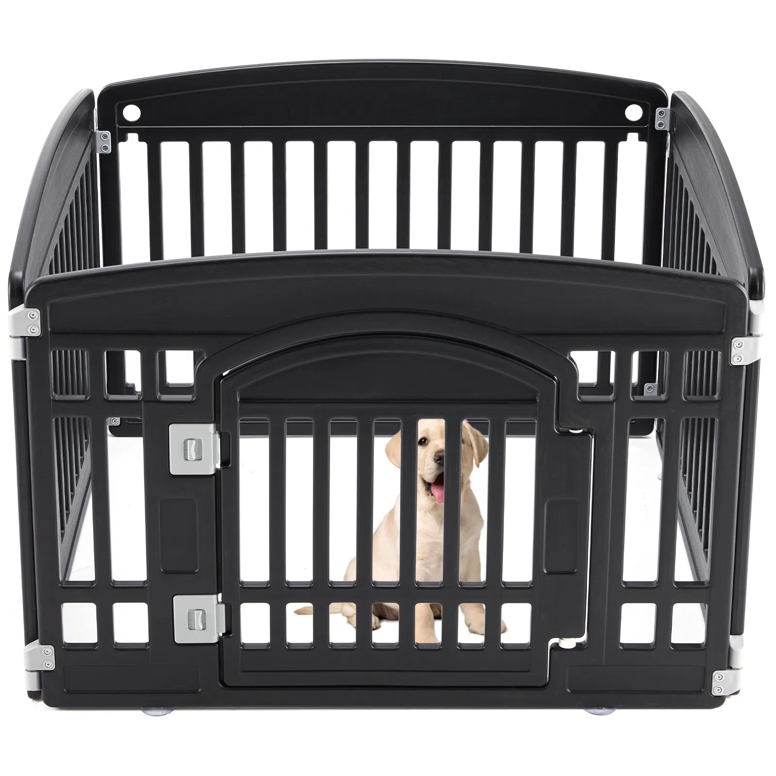 Dog Playpen Safe & Secure Indoor/Outdoor Pet Fence | Folding & Portable | Ideal for Small to Medium Dogs | Easy to Clean — image 1