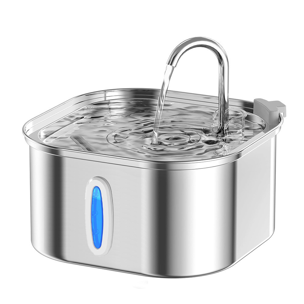 Stainless Steel Smart Pet Water Dispenser with Automatic Circulation and Filtration, Large Capacity Feeder for Cats and Dogs — image 5