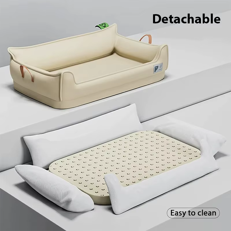 Pet Beds for Dogs Bed Big Pets Supplies Animals Dog Accessories Large Sofa Kennel House Indoor Washable Medium Doggie Kennels So — image 4
