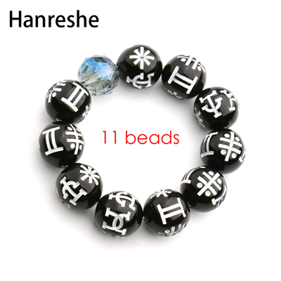 Black Panther Kimoyo Bracelet Beads Wakanda T'Challa Cosplay Marvel Movie Black Panther Black Beads Jewelry — image 5