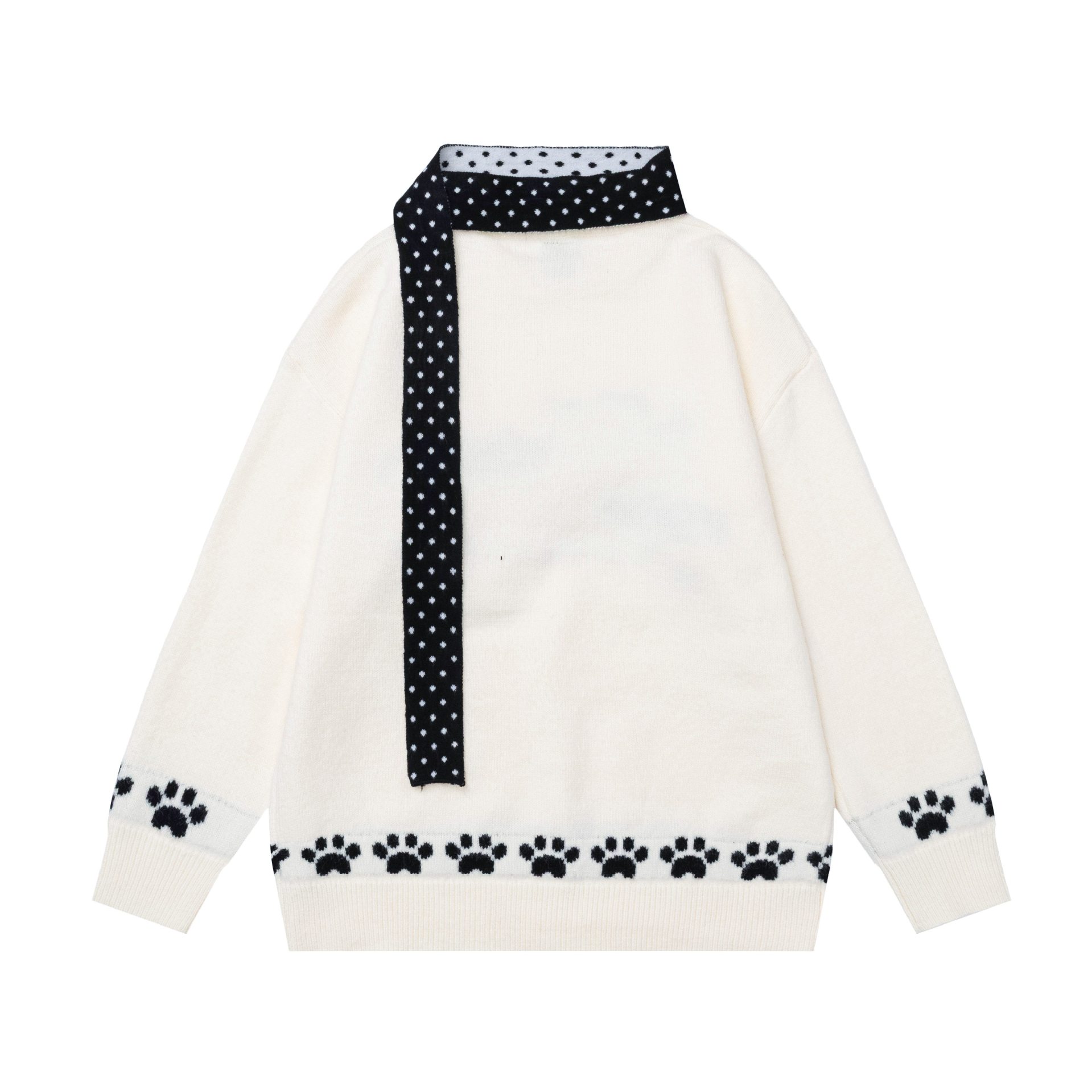 Scarf Running Dog Sweater — image 3