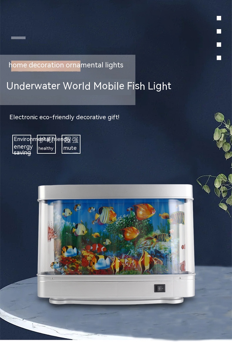 Lámpara de Simulación de Peces Ornamentales para Decoración Nocturna en el Hogar — imagen 6