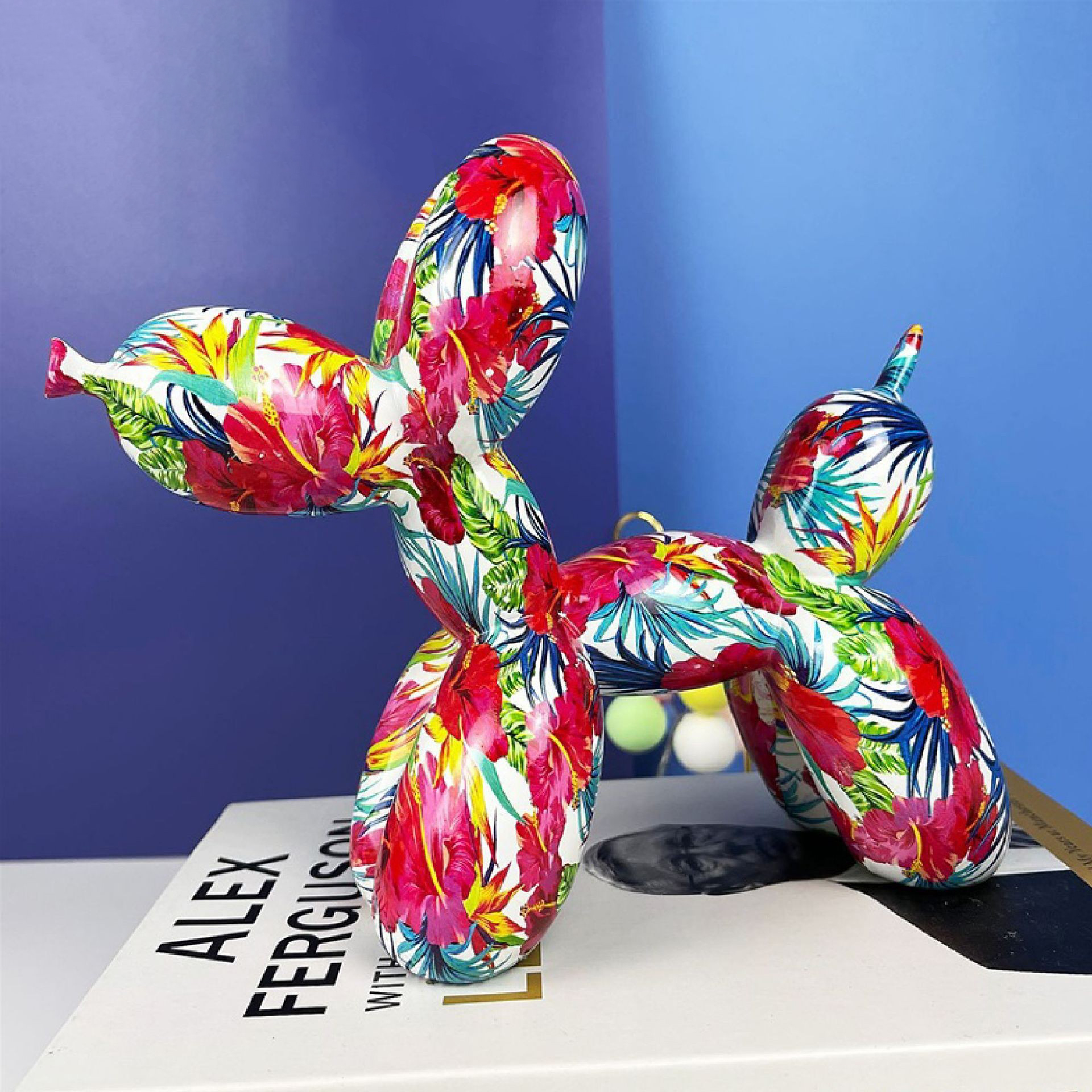 Balloon Dog Resin Ornaments Creative European-Style Home Living Room Soft Furnishing Crafts Desktop Decorations — image 6