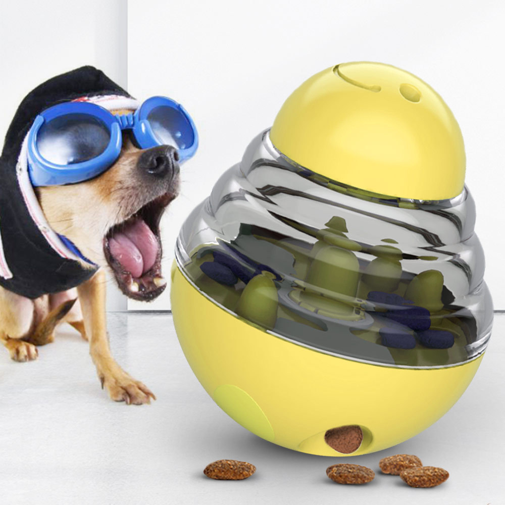 Dog Toy Leaking Food Ball Pet Supplies Tumbler Educational Slow Food Toy Ball — image 1