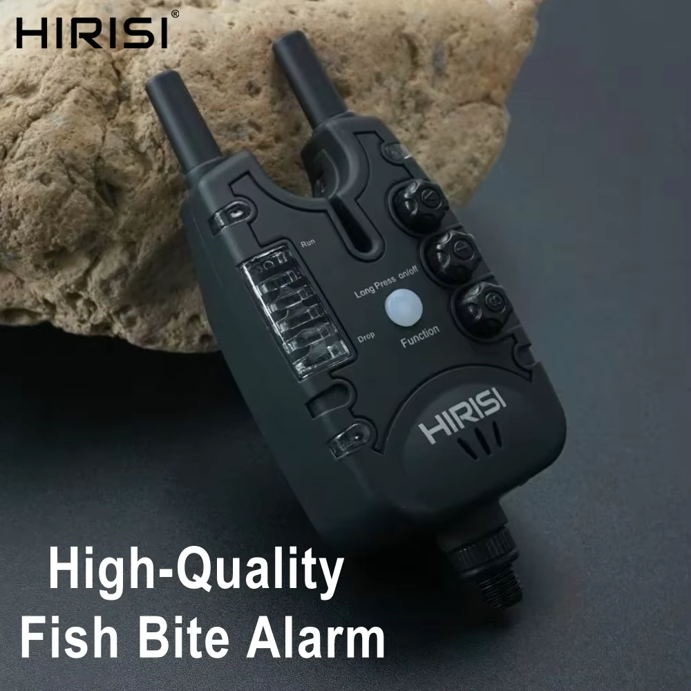 Alertas de Mordida para Pescar Carpa Hirisi con LED, Ajuste de Volumen, Tono y Sensibilidad B150 — imagen 1