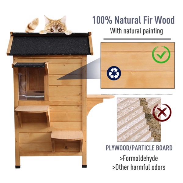 Wooden Cat House — imagen 5