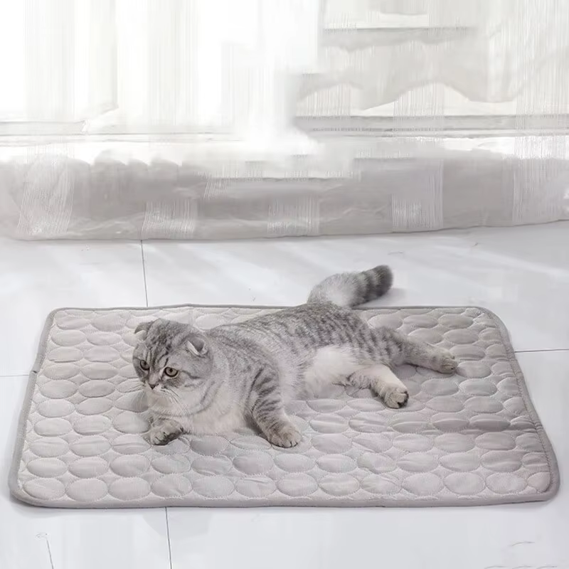 Pet Ice Mats Summer Cat Dog Sofa Nest Bed Cooling Sleeping Pad for Small Dogs Pets Durable Sofa Cooling Pad Blanket — image 3