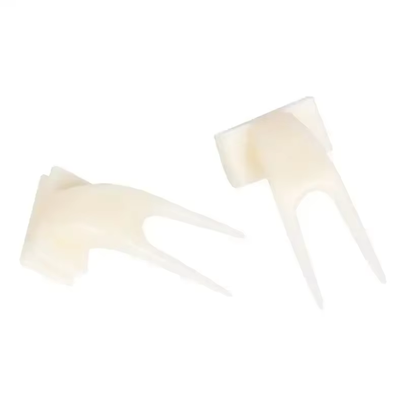 5pcs Tenedores para Fruta de Jaula para Aves en Material PP Duradero, Accesorios de Alimentación para Loros, Soporte de Snacks para Aves — imagen 5
