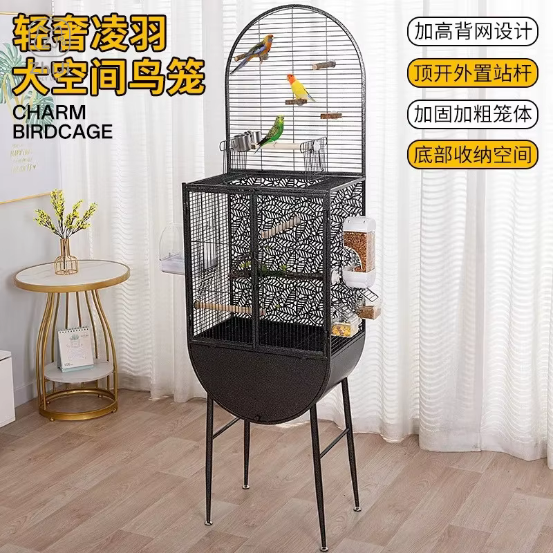 Large Villa Bird Cage for Parrots Cockatiels Lovebirds and Other Small to Medium Birds Suitable for Indoor Outdoor Use All — image 1