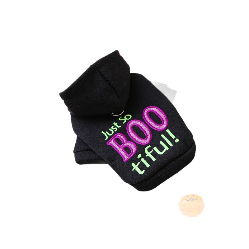 Pet Clothes for Small Dogs and Cats, Halloween Stylish Hoodie, Autumn and Winter Pet Apparel — image 6