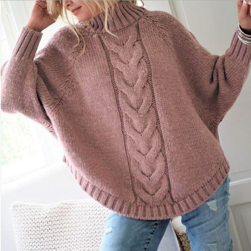 Sweater autumn winter loose bat sleeve T-shirt for women — image 7