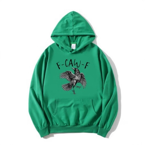 Crow Print Hoodie Sweatshirt Men's Casual Sportswear — image 3