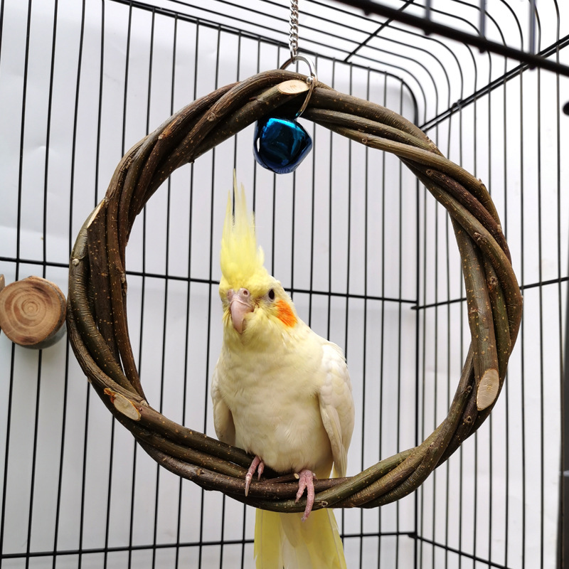 Marco de Pie para Aves - Jaulón de Corte con Rueda de Bambú — imagen 6