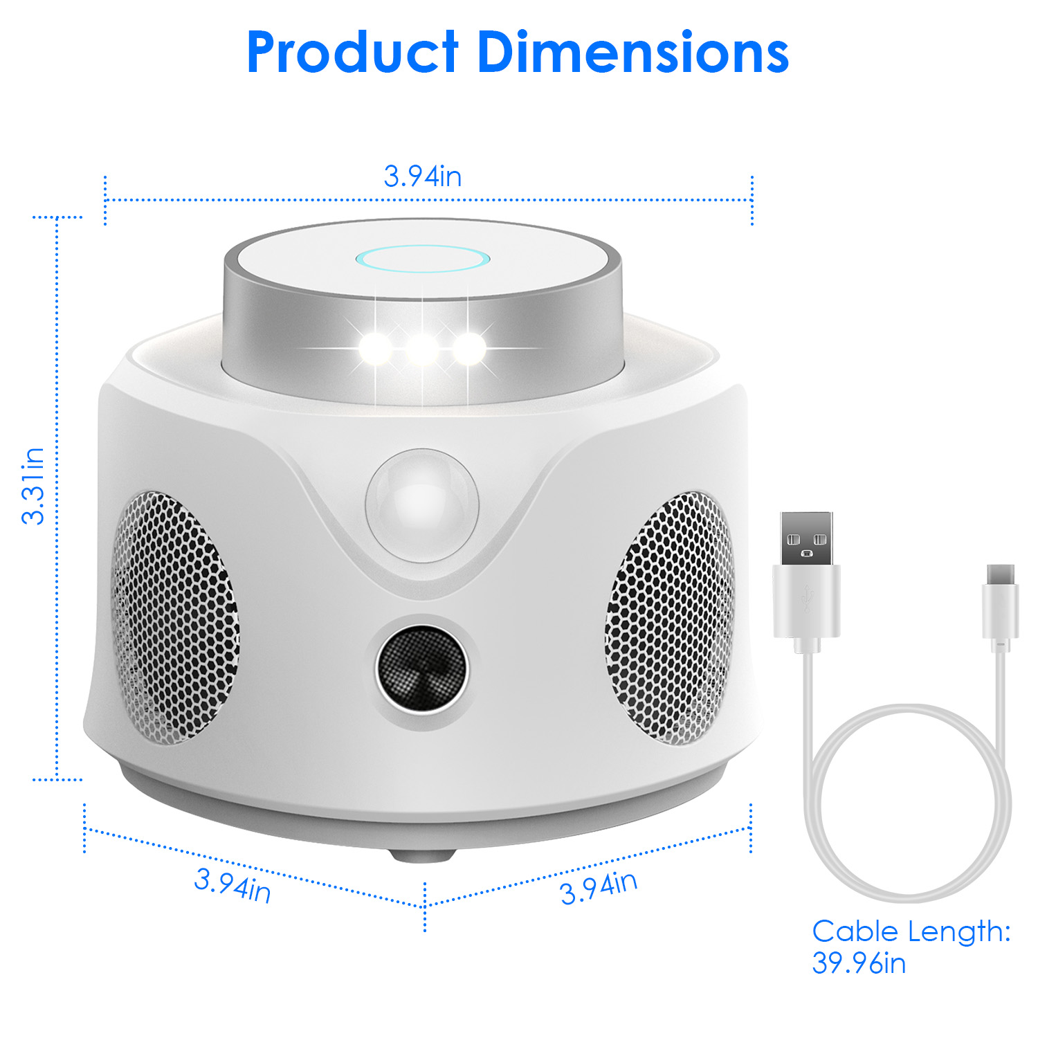 Repelente Ultrasónico de Ratones 360 Grados para Interior, Ahuyentador de Roedores para Ratones, Ratas y Ardillas con 3 Modos, 9 Luces Estroboscópicas, para Cocina, Sala, Ático, Sótano, Almacén y Garaje — imagen 10