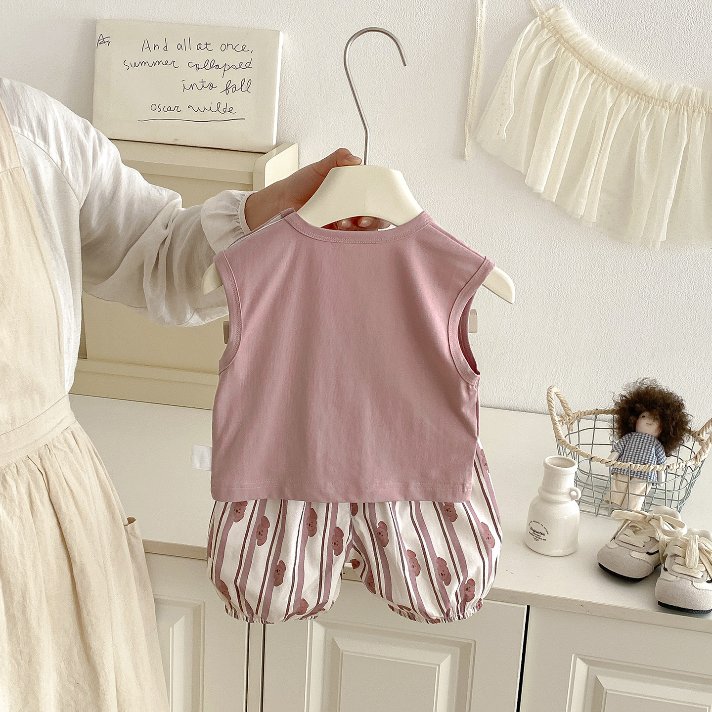 Children's Dog Vest Two-Piece Set Birthday Boy Baby Outdoor Romper — image 4
