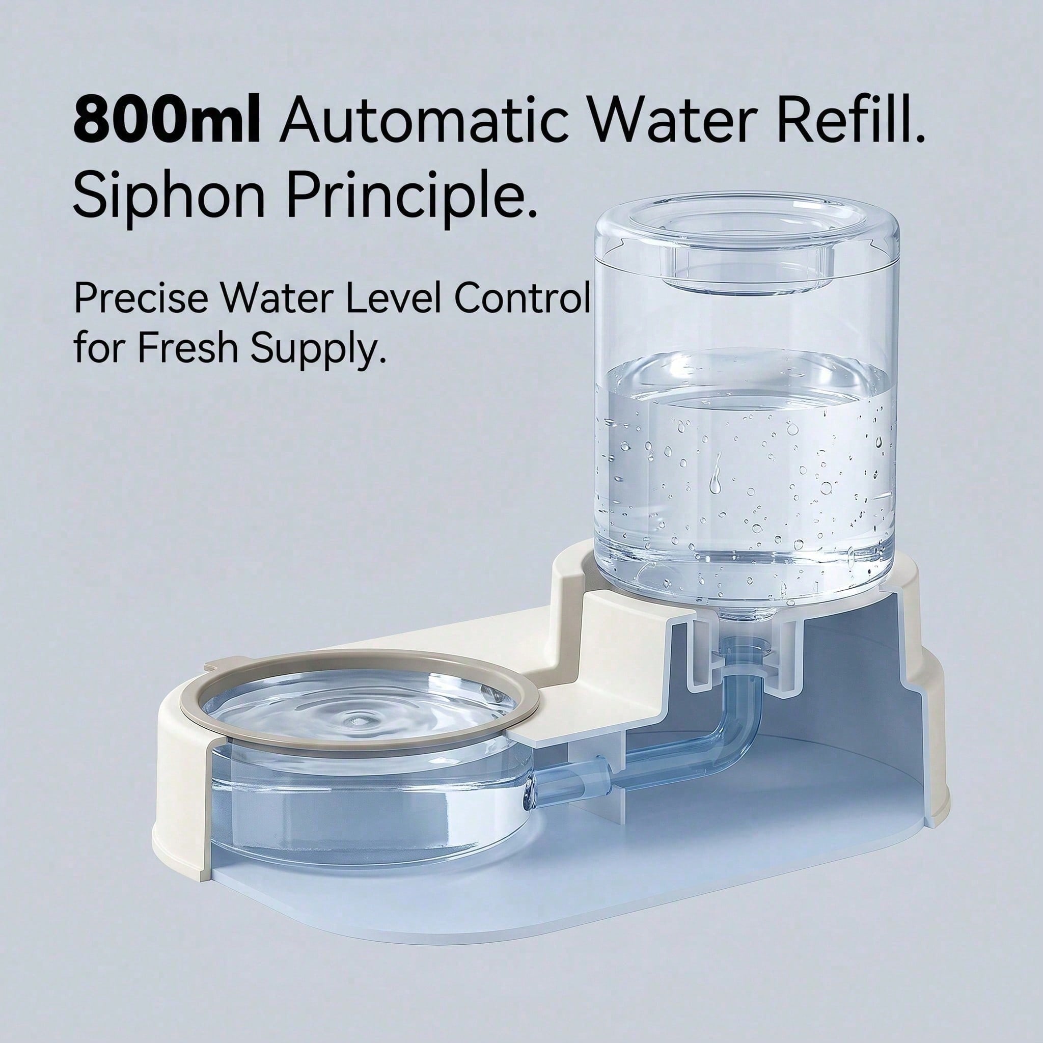 4 Colors Gravity Pet Feeder Water Dispenser Cute Cat Shaped Automatic Food Water Bowl Large Capacity Detachable Stable Anti Slip Base Feeding Supplies For Cats Puppies Small Animals Home Indoor Use — image 10