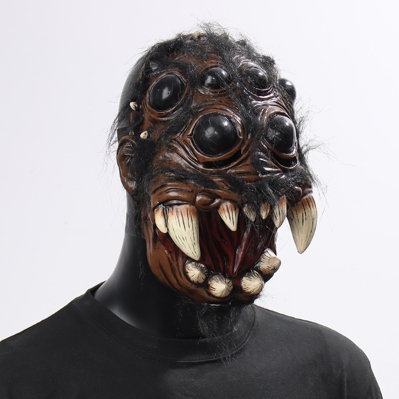 Halloween Horror Spider Latex Animal Mask Party Costume Cosplay Prop — image 3