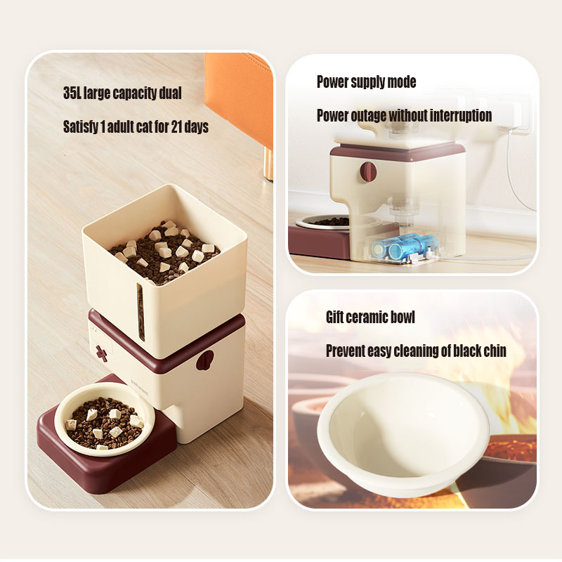 Wireless pet automatic feeder Paiwang patent spot mobile app remote cat and dog feeding machine — image 4