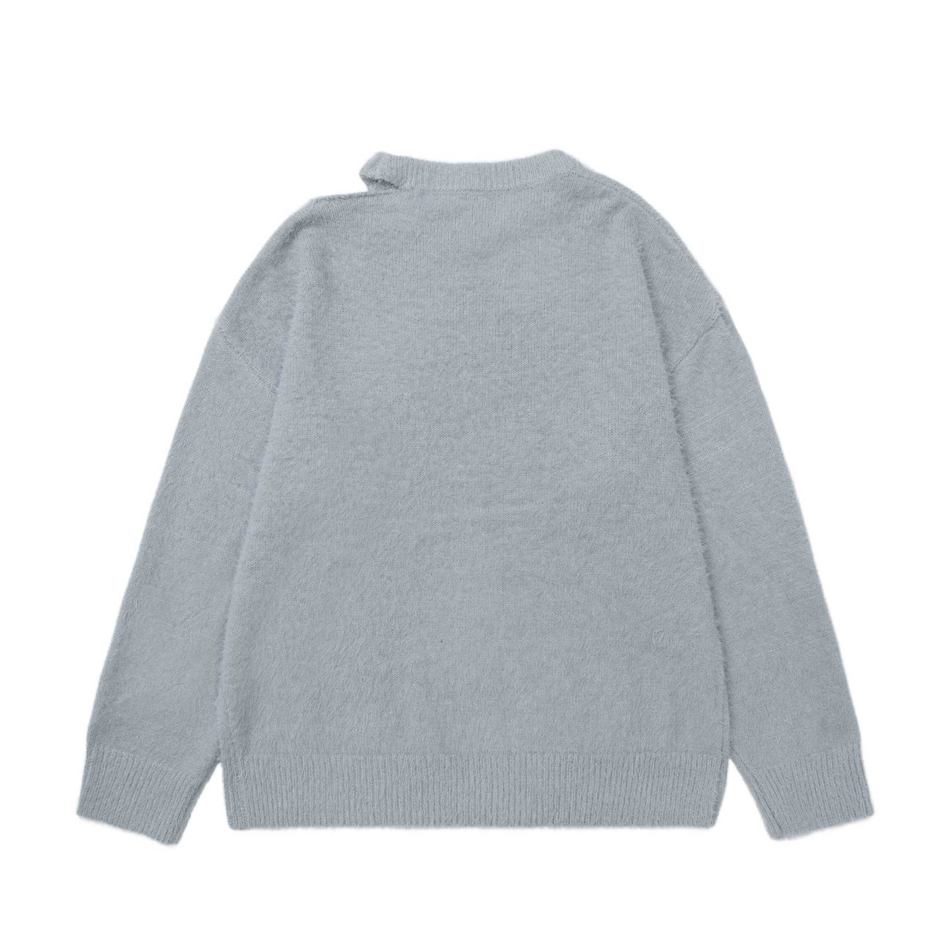 Cat Jacquard Piercing Sweater — image 3