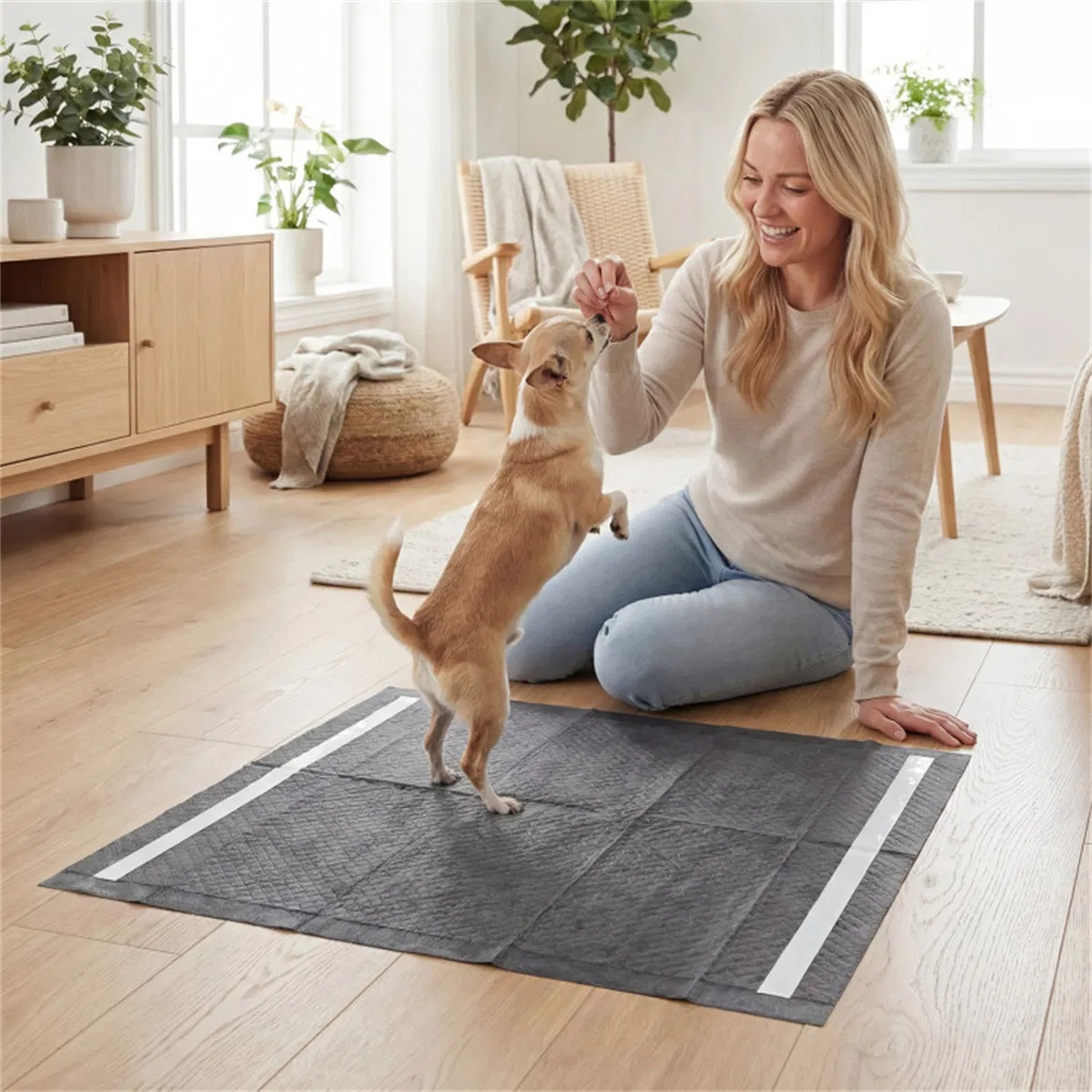 150 Pack Charcoal Dog Pee Pads 24, 6 Layer Ultra Absorbent Pet Training Pads With Odor Control — image 5