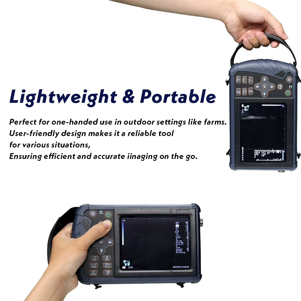 SINOHERO 3.5/5/6.5Hz Ecógrafo Portátil Veterinario B-Ultra para Diagnóstico Animal de Gestación — imagen 4