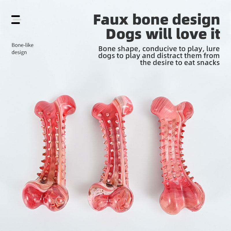 Natural Rubber Dog Teething Stick Bite Resistant Pet Trainer Pet Educational Toys Teething Stick — image 2