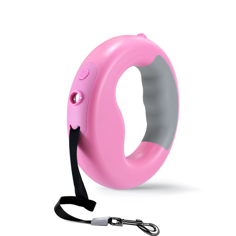 New LED Light Dog Rope Pet Automatic Retractable Leash Ring Luminous Dog Walking Rope Pet Supplies — image 8