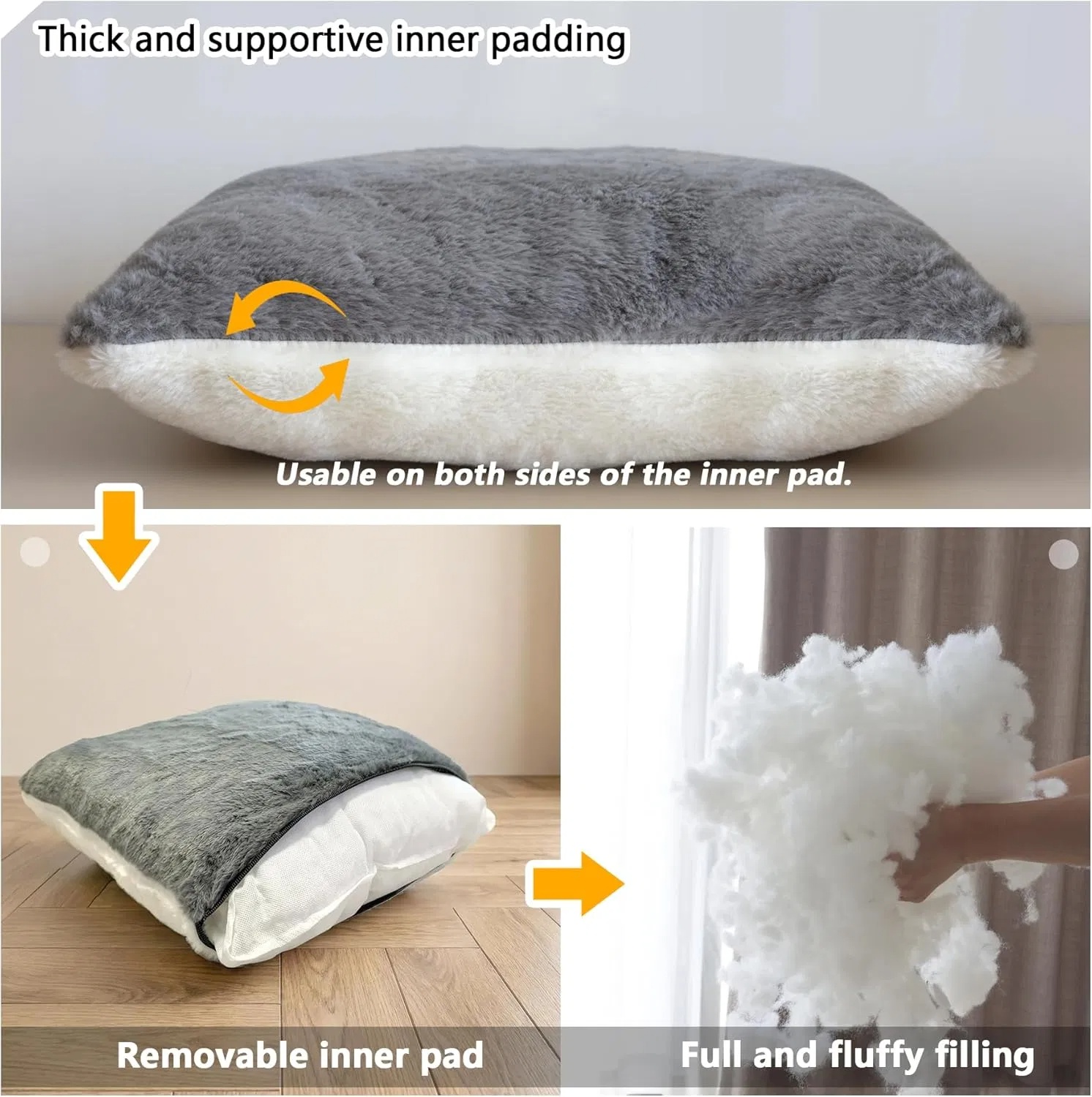 Caja de Descanso para Gatos Domésticos Reversible - Refugio Acogedor con Base Antideslizante y Resistente al Agua — imagen 5