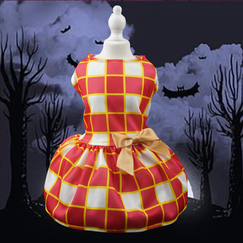 Pet Clothes Halloween Factory Dress for Small Dogs, Cute Clown Wizard Printed Design — image 9