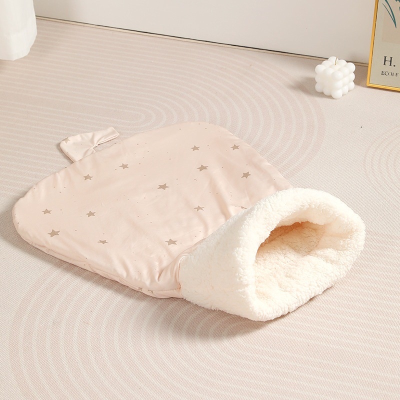 Semi-Enclosed Winter Warm Pet Bed with Tunnel for Cats and Dogs — image 10