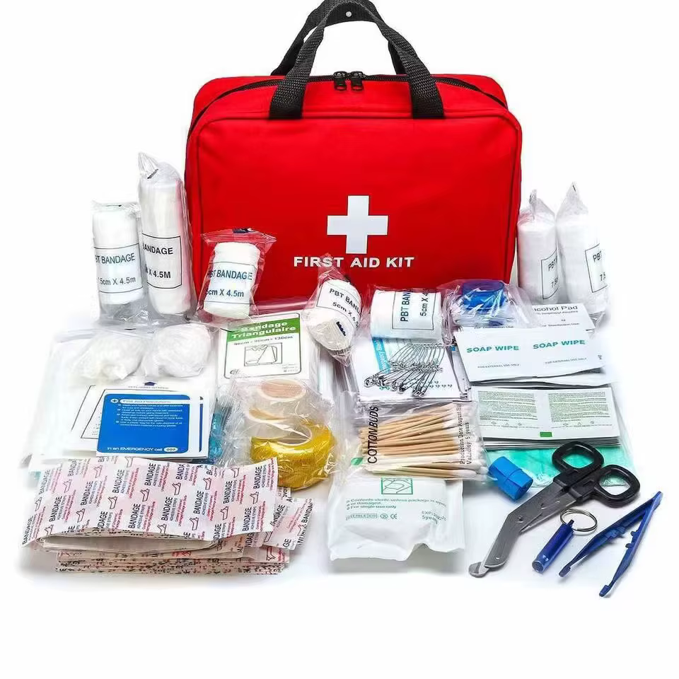 Kit de Primeros Auxilios 184 piezas, Suministros Médicos Multifuncionales para Emergencias Portátiles, Ideal para Excursiones Al Aire Libre, Caminatas y Más — imagen 1