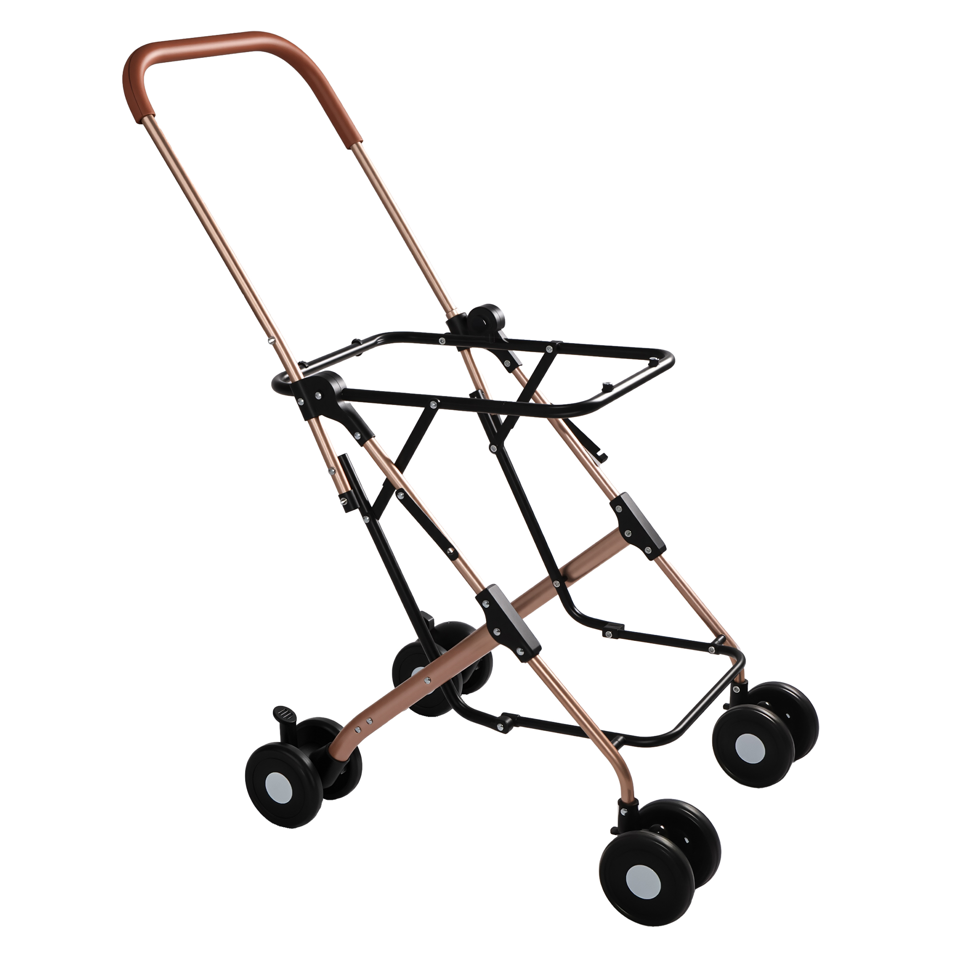 Cochecito Doble para Mascotas 3 en 1 para Perros y Gatos Pequeños y Medianos, Marco Plegable Convertible en Bolso Transportador, Ruedas Antichoque con Sistema de Freno, Doble Correa de Seguridad Fija para Hogares con Varias Mascotas — imagen 14