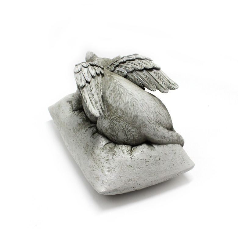 Angel cat and dog ornaments resin pet tombstone commemorative stone garden animal statue — image 2