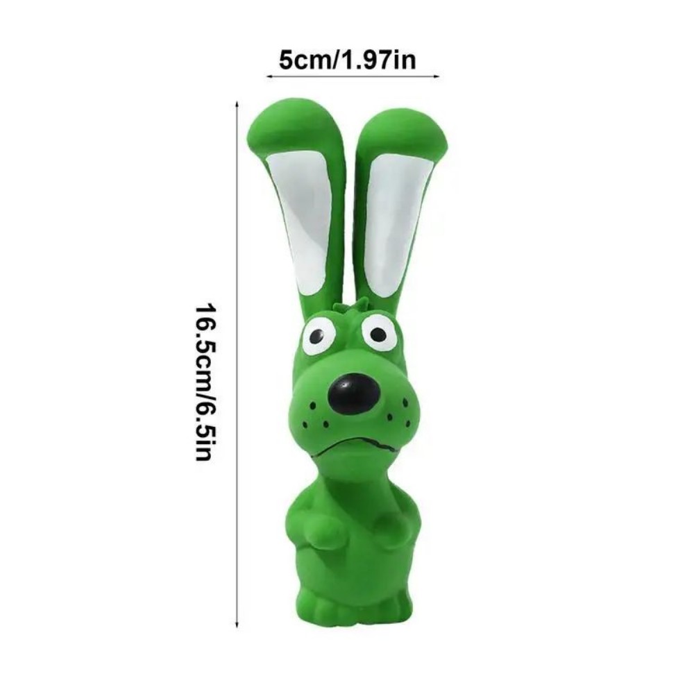 Pet Latex Toys Hippo Squeaky Toys Animal Latex Chew Toys Soft Interactive Dog Toys Crinkle Pet Supplies For Inside Dog And Pet — image 8