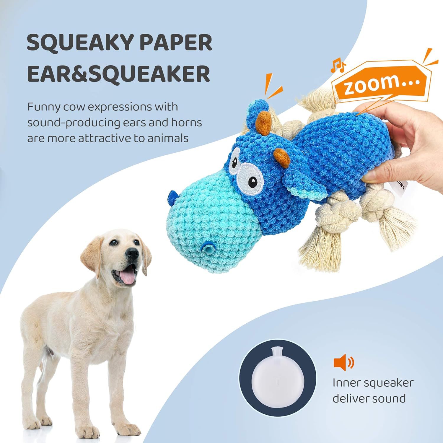 Dog Toys For Aggressive Chewers Dog Toys To Keep Them Busy Squeaky Dog Toys For Large Dogs — image 6