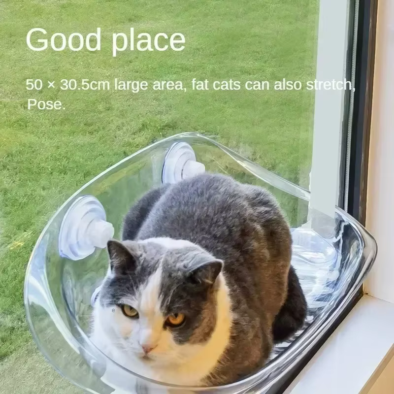 Window Bed for Cats Kitten Accessories Hammock Hanging Balcon Summer Beds Furniture Houses Hammack Pet Hammocks Pets House Cat — image 5
