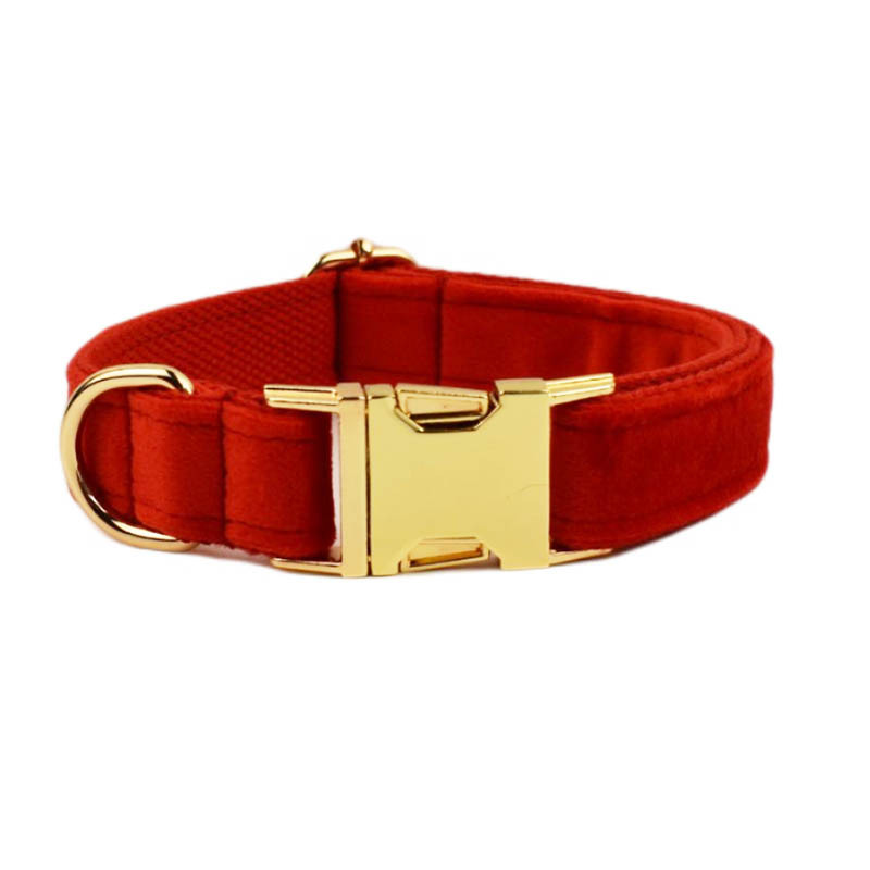 Collar de perro Velvet Collection con grabado personalizado — imagen 5