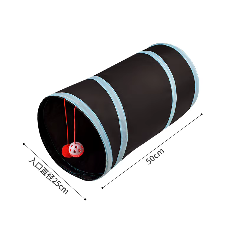Cat Tunnel Pet Tube Collapsible Play Toy Indoor Outdoor Kitty Puppy Toys for Puzzle Exercising Hiding Training — image 2