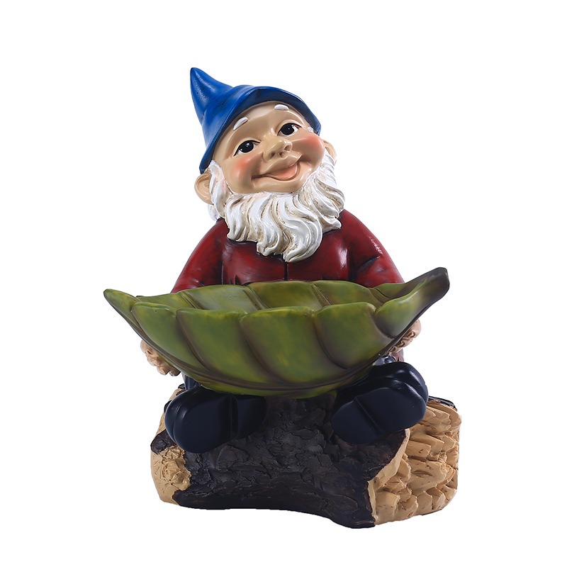 Garden Dwarf Hanging Tree Bird Feeder Outdoor Feeder Hanging Resin — image 2