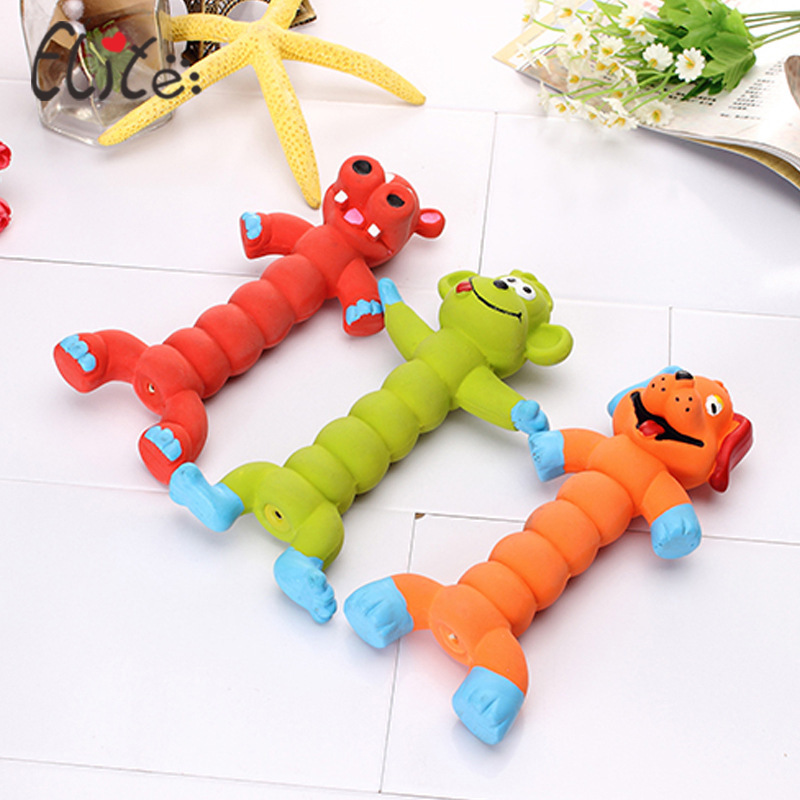 Dog Toys Dog Voice Latex Toys Cartoon Shaped Molar Stick Pet Supplies — image 1