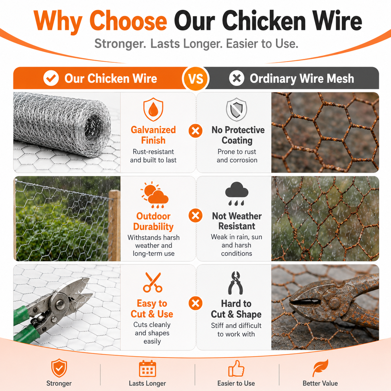 Anti-corrosion Hot-dip Galvanized Wire MeshPremium Chicken Wire Hexagonal Galvanized Mesh, Suitable For Chicken Coops, Rabbit Cages, And Fence Protection — image 4