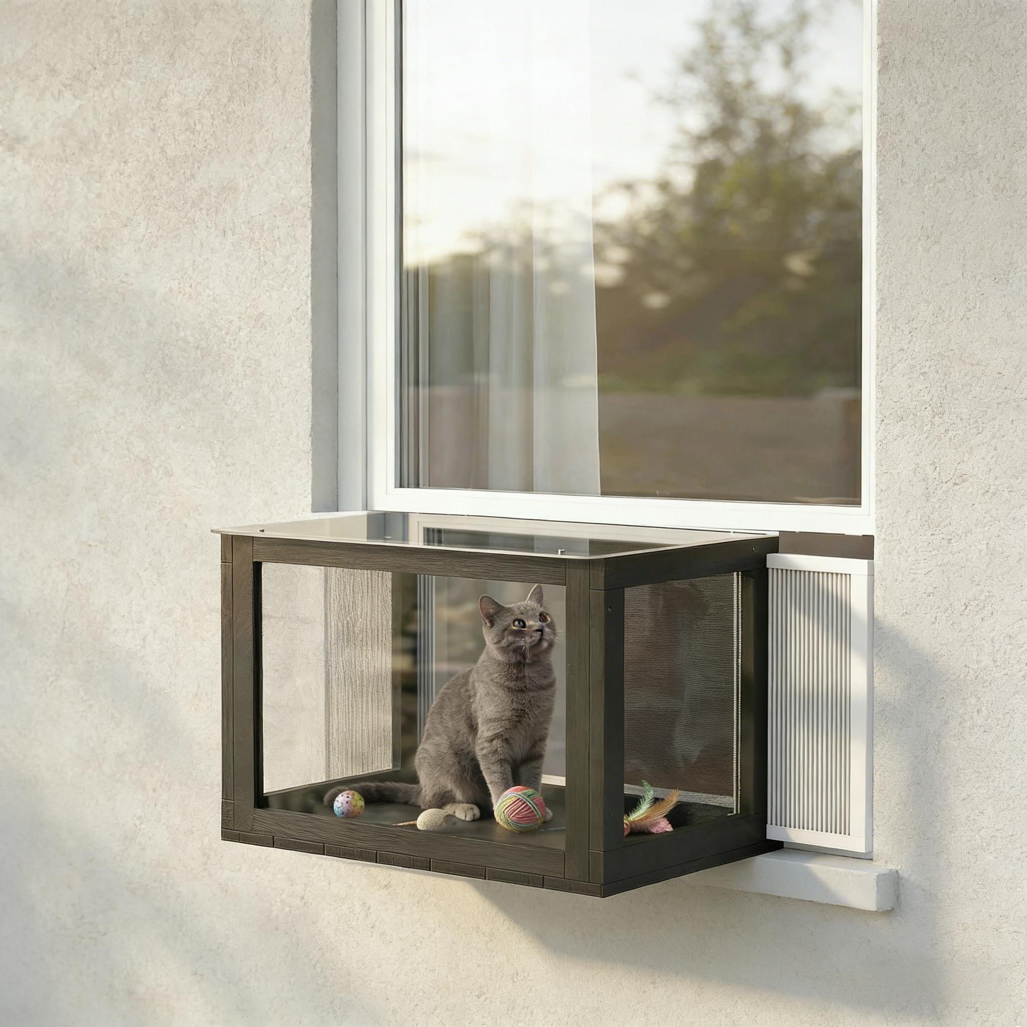 Pet House, Outdoor Cat Enclosure, Cat House — image 8