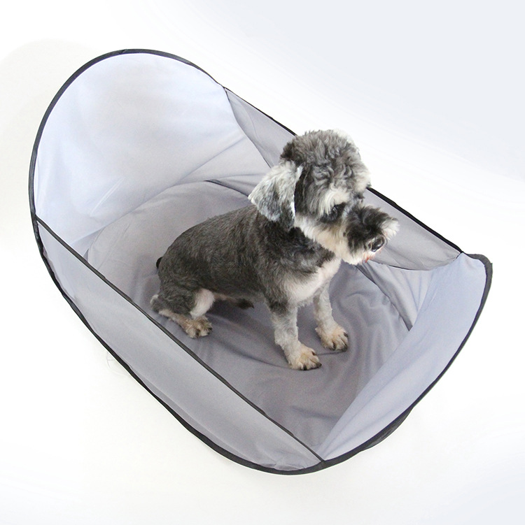 Household Cat And Dog Trimming Hair Trimming Beauty Cleaning Long Hair Can Be Connected To The Hair Bib Pet Shearing Bib — image 2